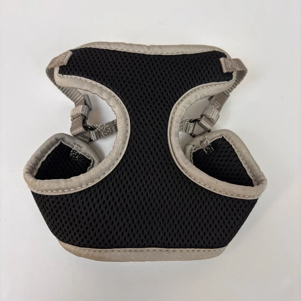 NWOT Top Paw Mesh Dog Harness Adjustable Outdoor Walk Black Gray Extra Small